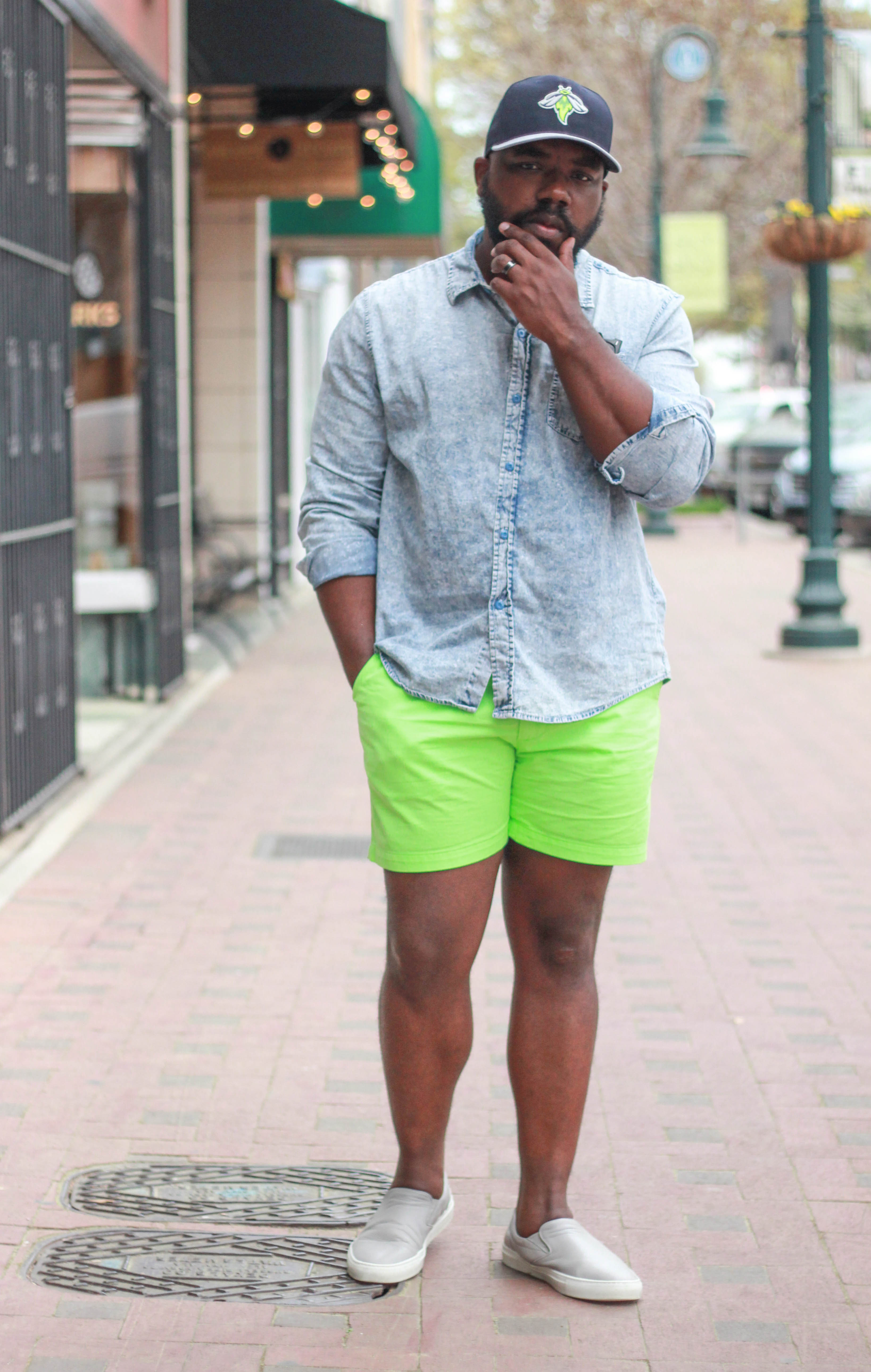 Neon Green Shorts – NOTORIOUSLY DAPPER